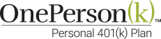 OnePerson(k) logo