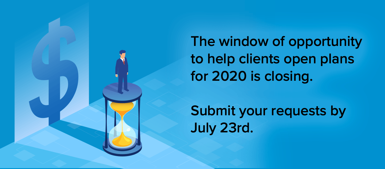 Submit your requests by July 30th.
