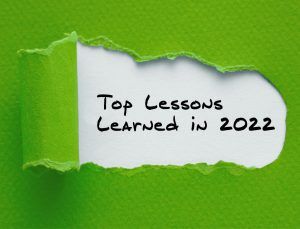 Top Lessons Learned in 2022 tablet version